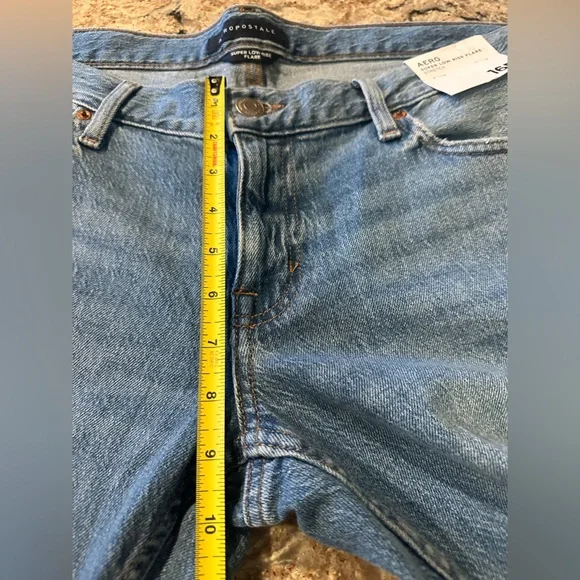 Aeropostale Super Low Rise Flare Stretch Jeans New 16R NWT Size 16 Aero - Picture 7 of 12
